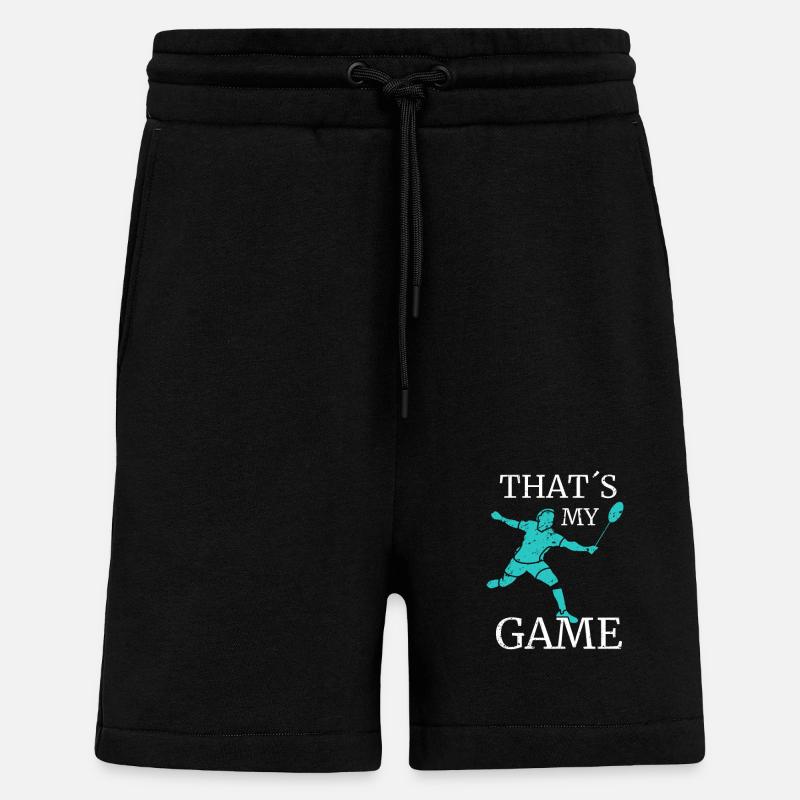 Badminton - Shorts - made by SPREAD - SOLID BLACK