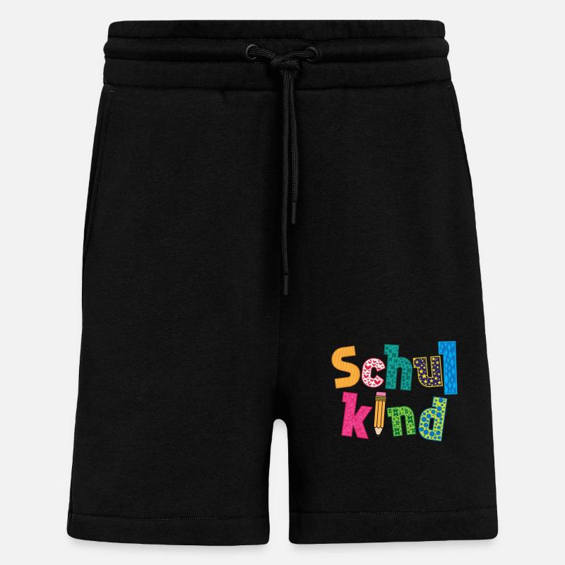 Einschulung "Schulkind" - Shorts - made by SPREAD - SOLID BLACK