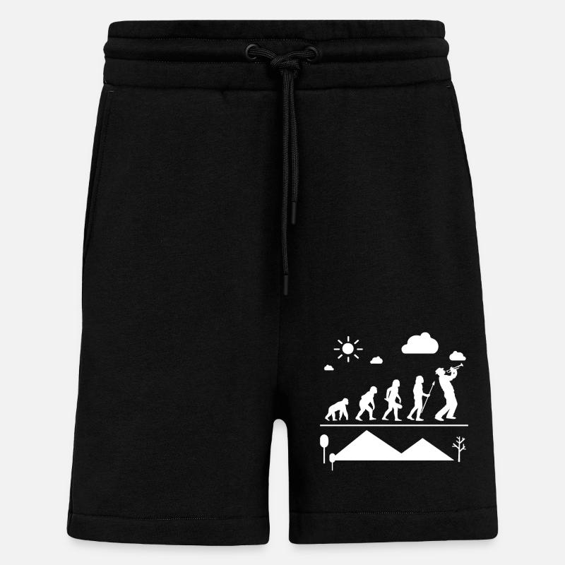 Trompette Trompette Evolution - Short bio décontracté fabriqué en UE - SOLID BLACK