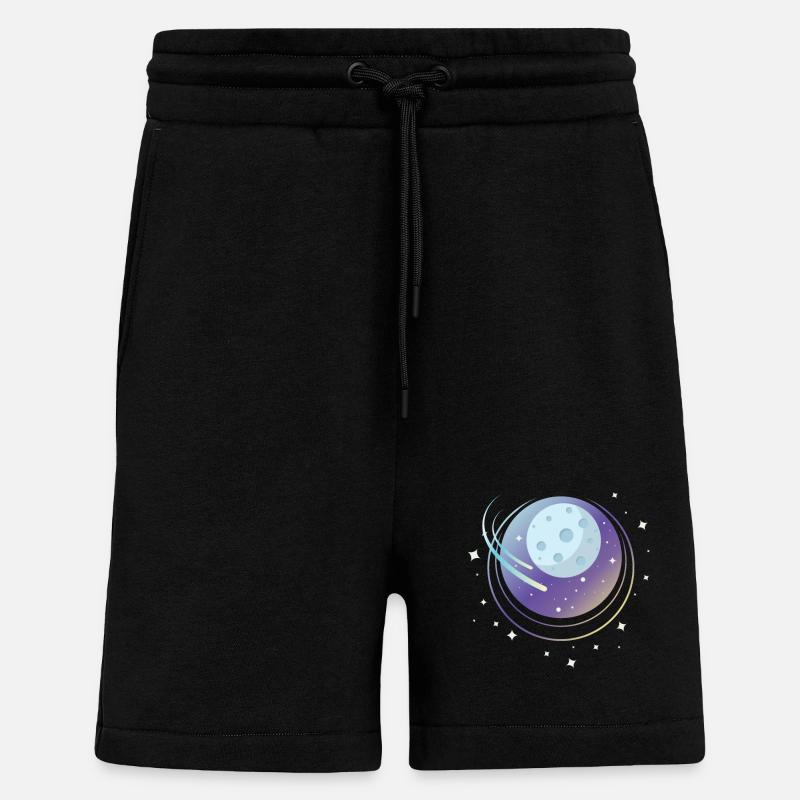 Kometen Design - Shorts - made by SPREAD - SOLID BLACK