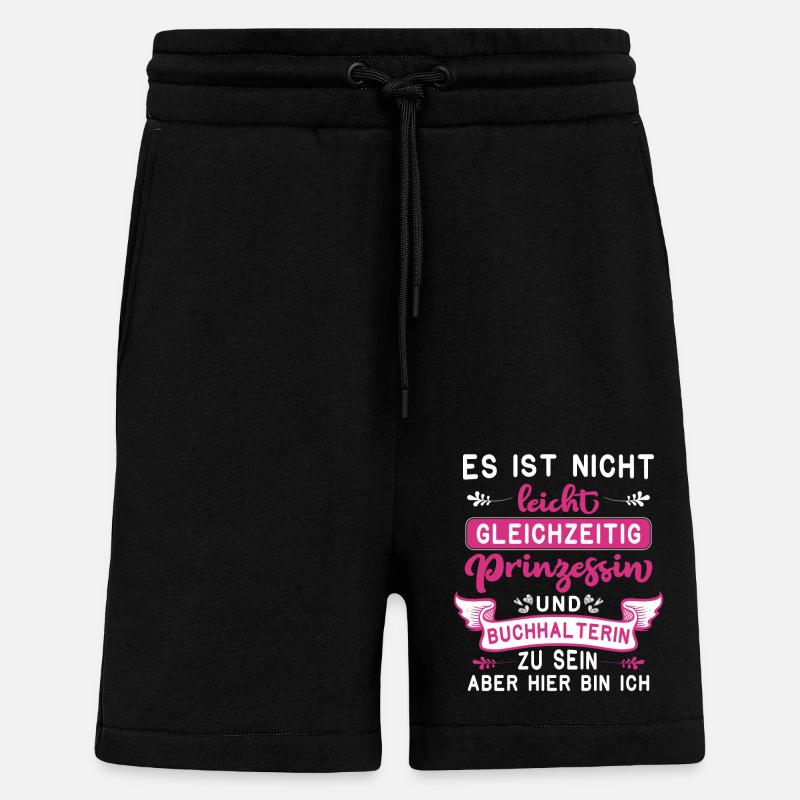 Buchhalter Buchhalter Buchhaltung - Shorts - made by SPREAD - SOLID BLACK