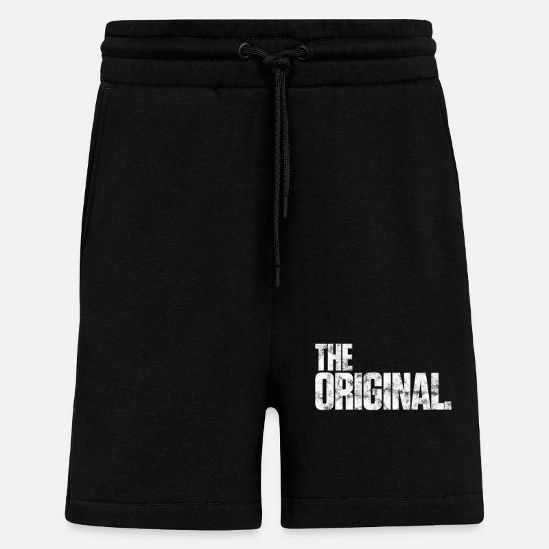 The Original - Short bio décontracté fabriqué en UE - SOLID BLACK