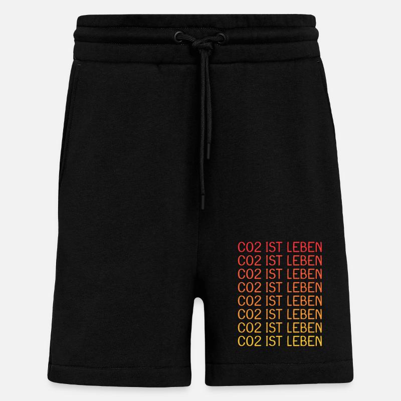CO2 ist Leben - Shorts - made by SPREAD - SOLID BLACK