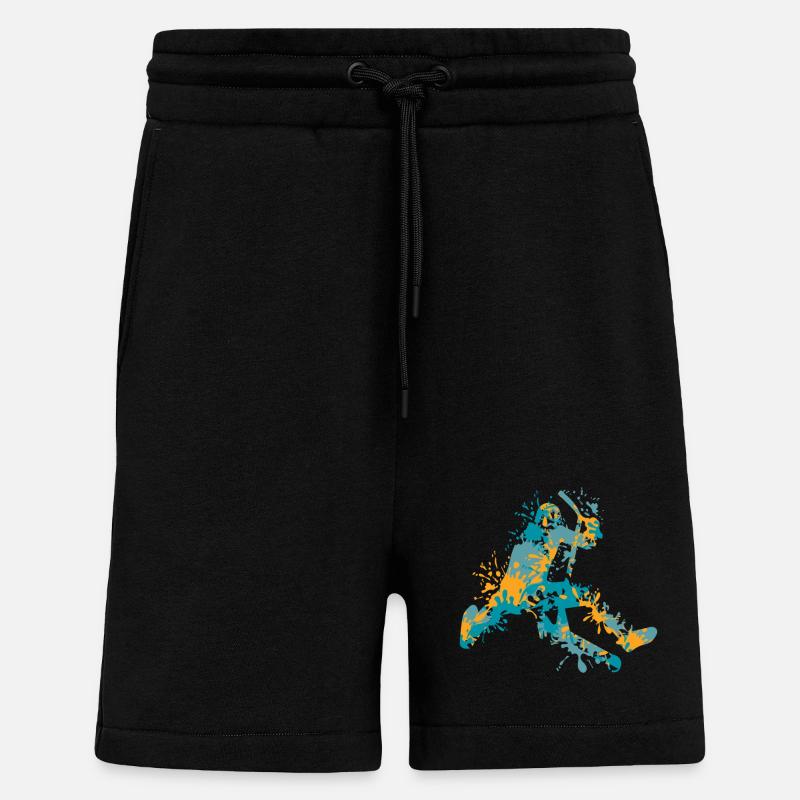cityroller - Short bio décontracté fabriqué en UE - SOLID BLACK