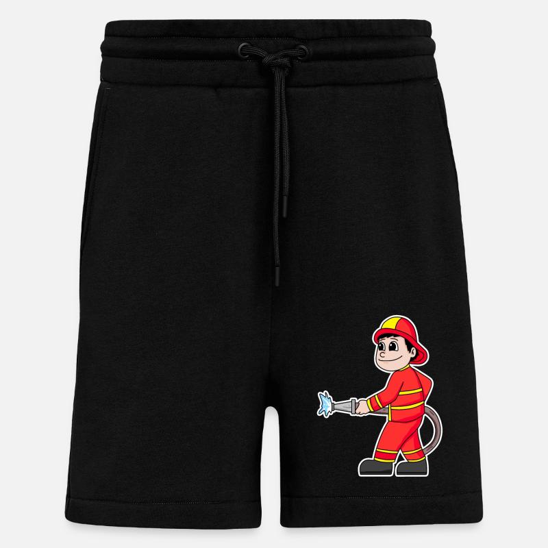 Feuerwehrmann - Shorts - made by SPREAD - SOLID BLACK