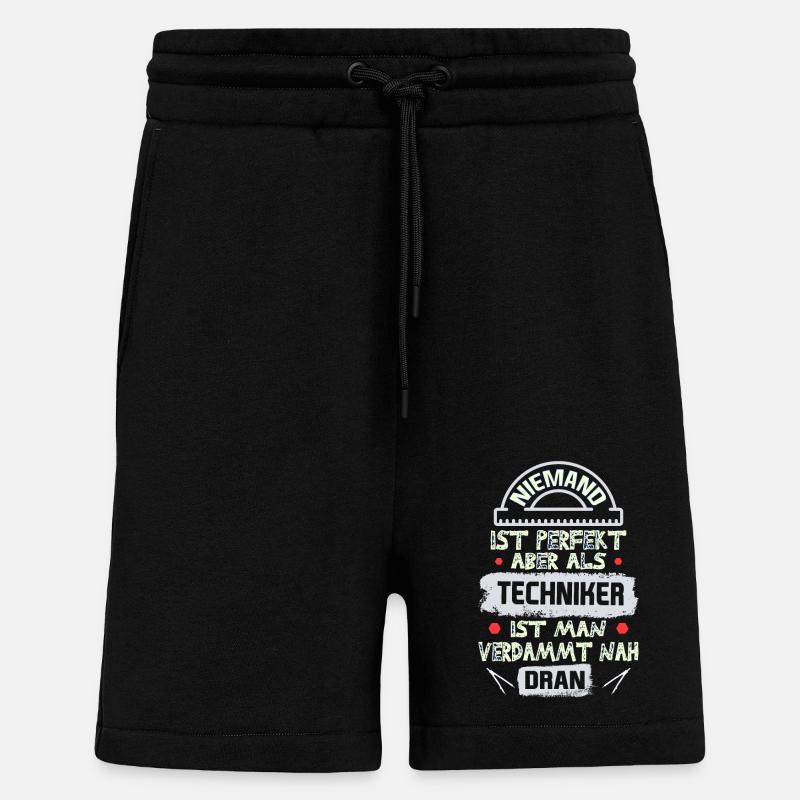 Techniker spruch - Shorts - made by SPREAD - SOLID BLACK