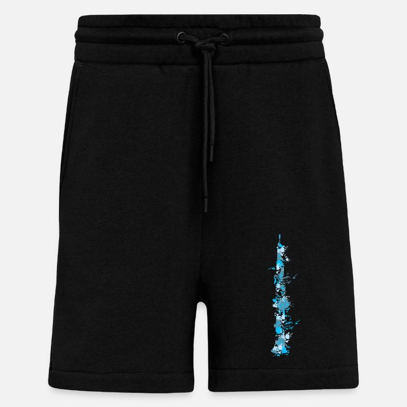 Clarinette Splash - Short bio décontracté fabriqué en UE - SOLID BLACK