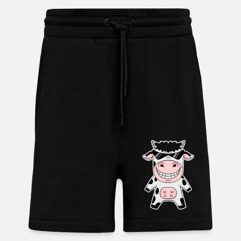 Coole Kuh - Shorts - made by SPREAD - SOLID BLACK