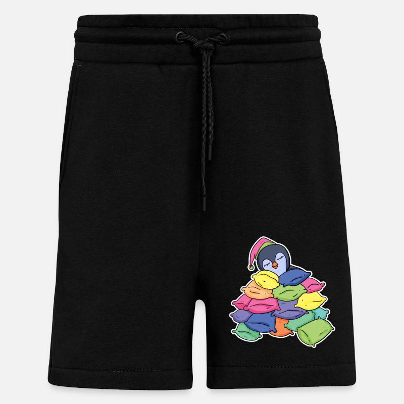 Schlafender Pinguin - Shorts - made by SPREAD - SOLID BLACK