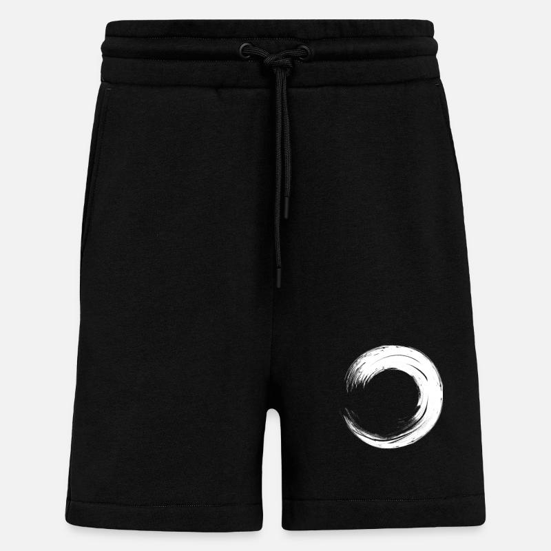 cercle - Short bio décontracté fabriqué en UE - SOLID BLACK