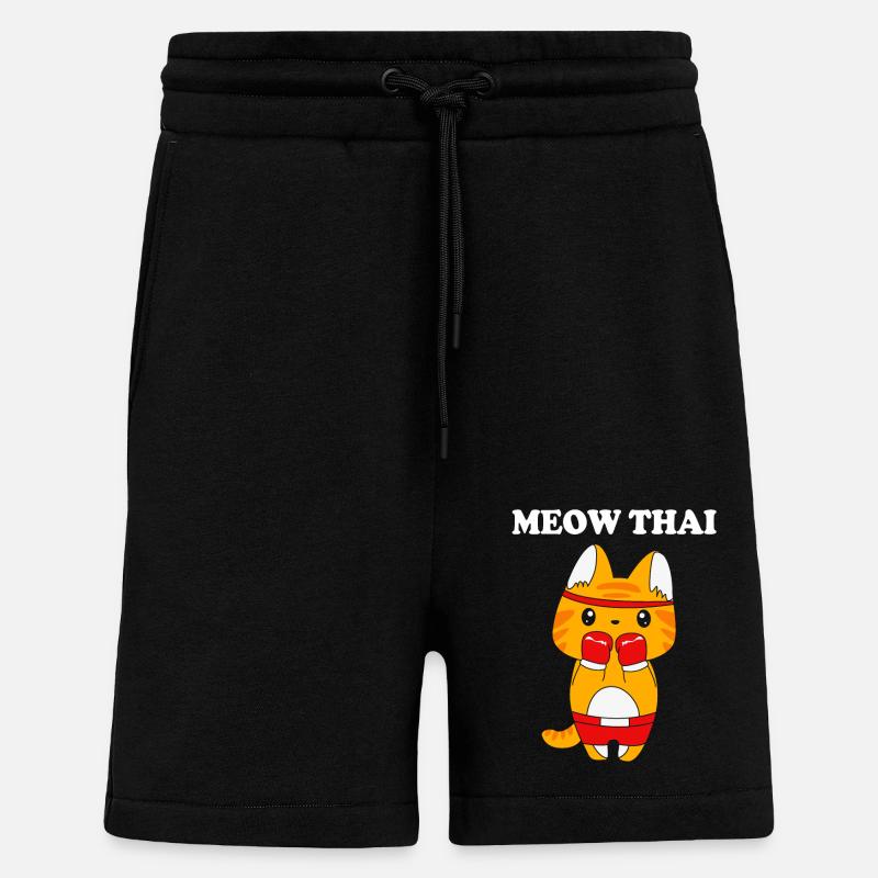 Muay Thai Katze - Shorts - made by SPREAD - SOLID BLACK