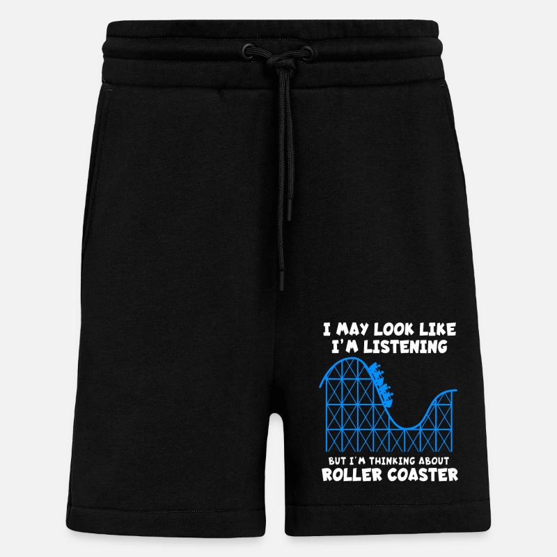 Achterbahn - Shorts - made by SPREAD - SOLID BLACK