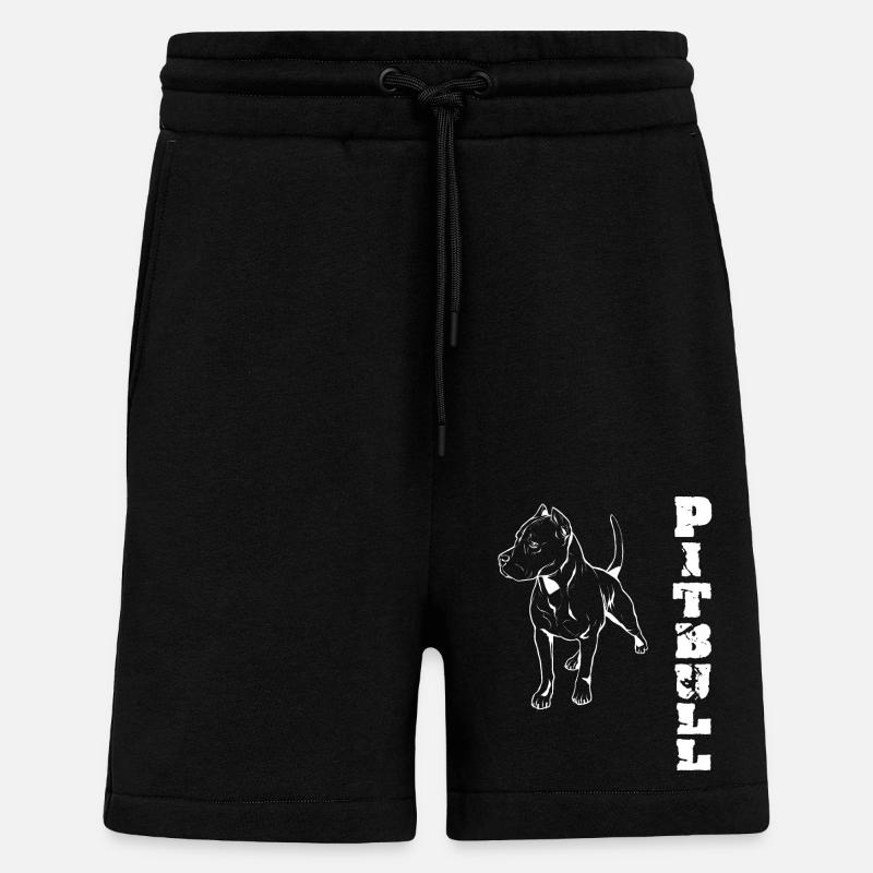 Pitbull - Short bio décontracté fabriqué en UE - SOLID BLACK