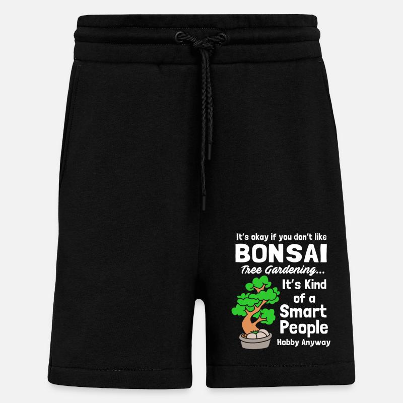 Bonsai Baum - Shorts - made by SPREAD - SOLID BLACK