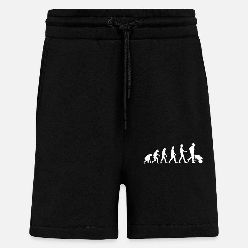 Gardener Evolution - Shorts - made by SPREAD - SOLID BLACK