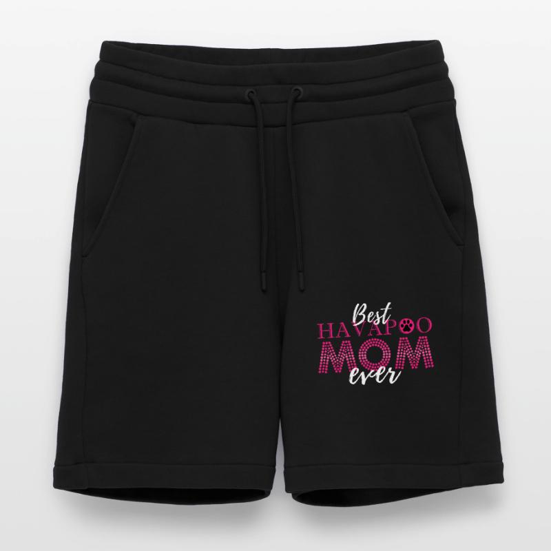 havapoo, havapoo havapoo ciel, mélange de caniche, Short bio décontracté fabriqué en UE