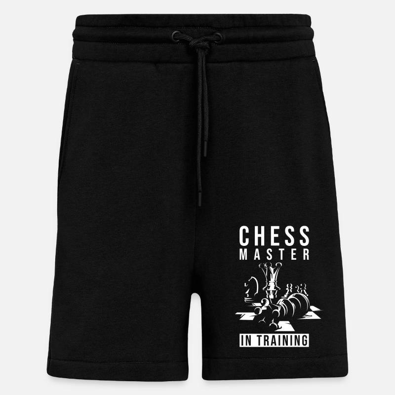 Chess Master Chess Gift - Shorts - made by SPREAD - SOLID BLACK