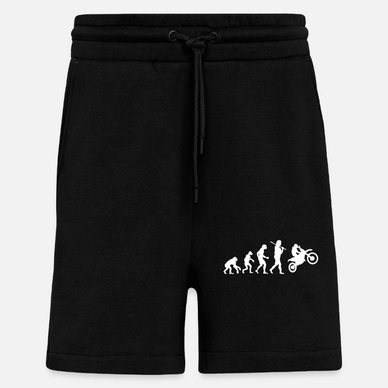 Evolution Motocross - Shorts - made by SPREAD - SOLID BLACK