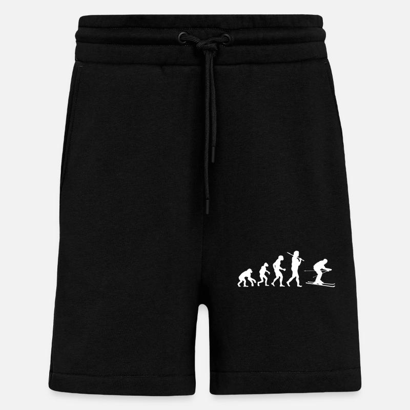 Evolution Ski - Shorts - made by SPREAD - SOLID BLACK