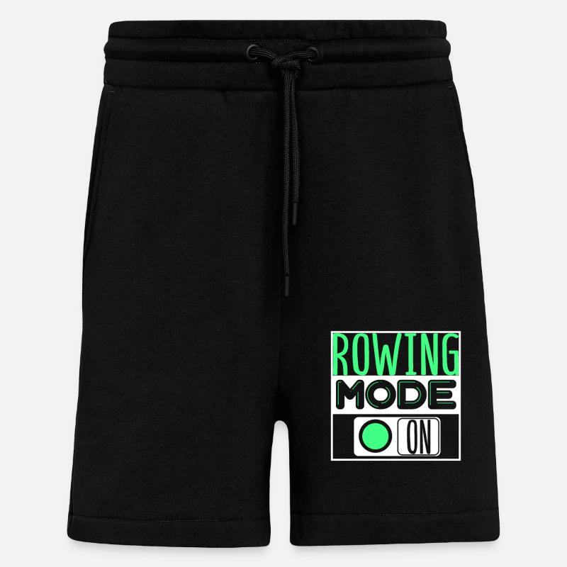 Aviron Aviron - Short bio décontracté fabriqué en UE - SOLID BLACK