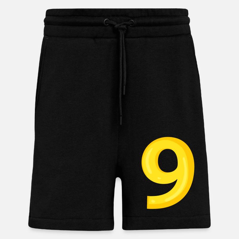 9 gelb - Shorts - made by SPREAD - SOLID BLACK