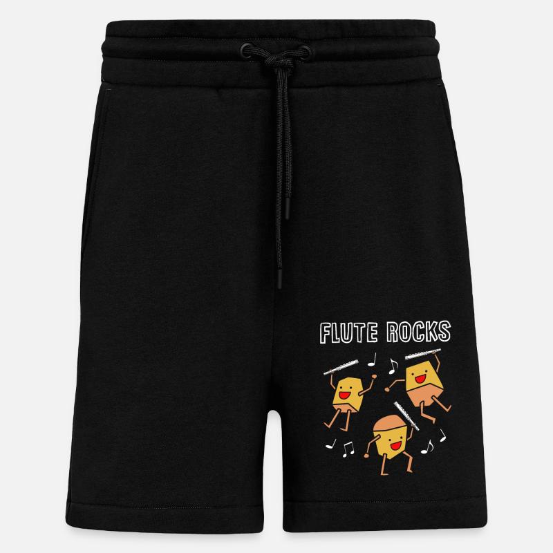Flöte - Shorts - made by SPREAD - SOLID BLACK
