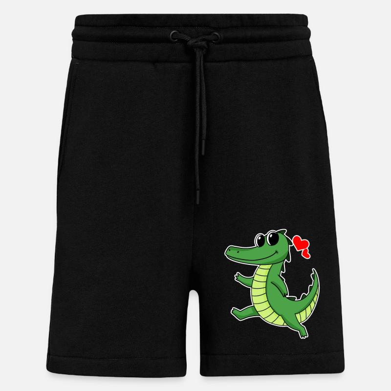 Crocodile - Shorts - made by SPREAD - SOLID BLACK