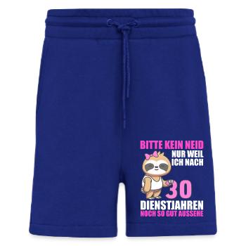 30 Jahre im Dienst 30 Jähriges Dienstjubiläum - Shorts - made by SPREAD - Iconic Blue - Vorne