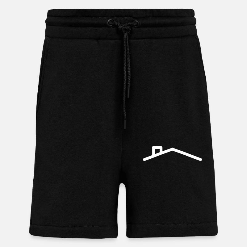 Haus Dach - Shorts - made by SPREAD - SOLID BLACK