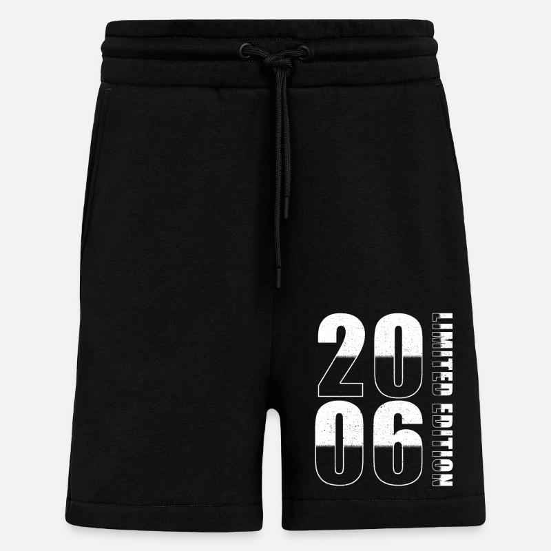 2006 Édition Limitée Anniversaire - Short bio décontracté fabriqué en UE - SOLID BLACK