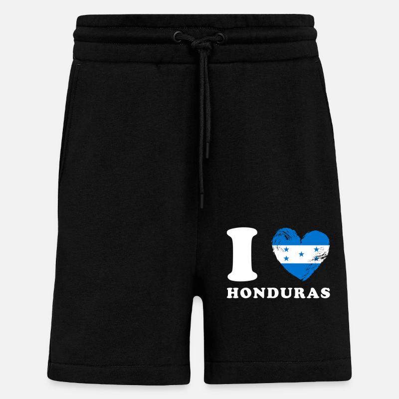 Ich liebe Honduras - Shorts - made by SPREAD - SOLID BLACK