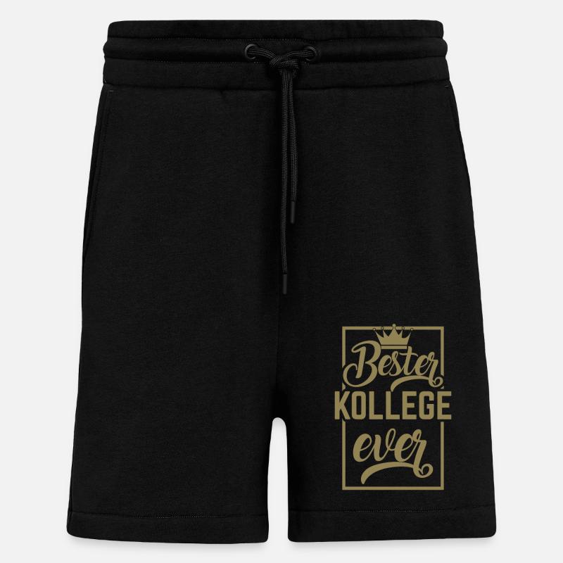 Bester Kollege Ever - Shorts - made by SPREAD - SOLID BLACK