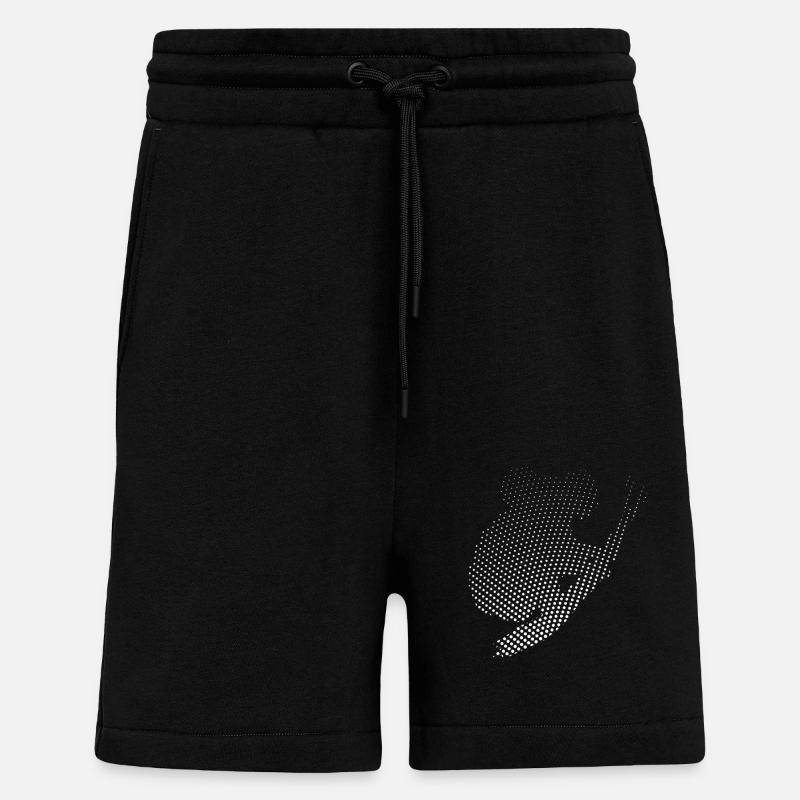Koala - Short bio décontracté fabriqué en UE - SOLID BLACK