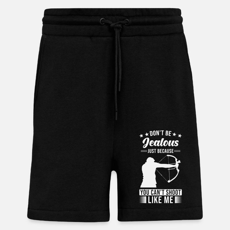 Tir à l’arc Archer - Short bio décontracté fabriqué en UE - SOLID BLACK