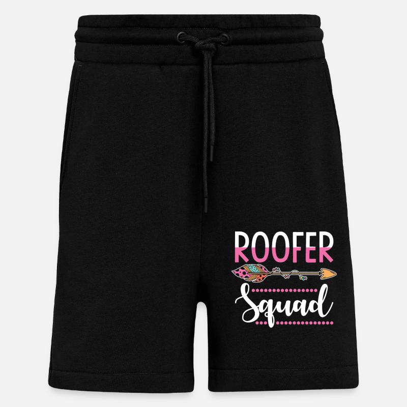 Dachdeckerin - Shorts - made by SPREAD - SOLID BLACK