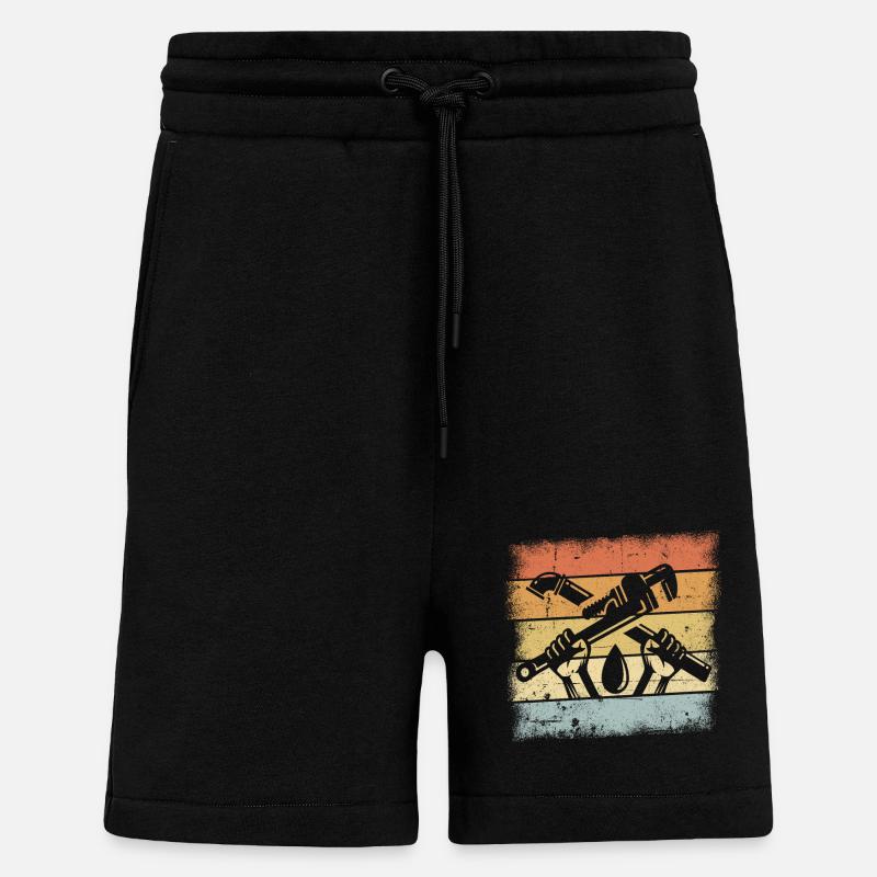 Klempner - Shorts - made by SPREAD - SOLID BLACK