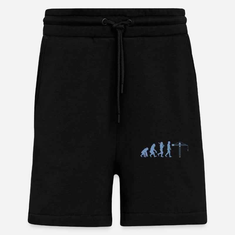 Kranführer Evolution - Shorts - made by SPREAD - SOLID BLACK
