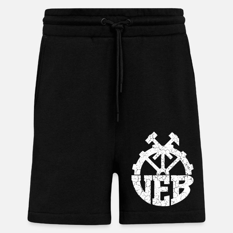 VEB - Retro - GDR - Ostalgia - Shorts - made by SPREAD - SOLID BLACK