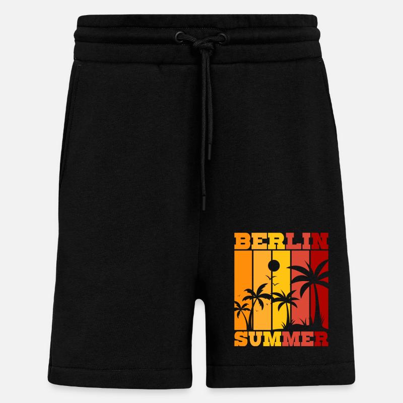 Berlin Summer - Shorts - made by SPREAD - SOLID BLACK