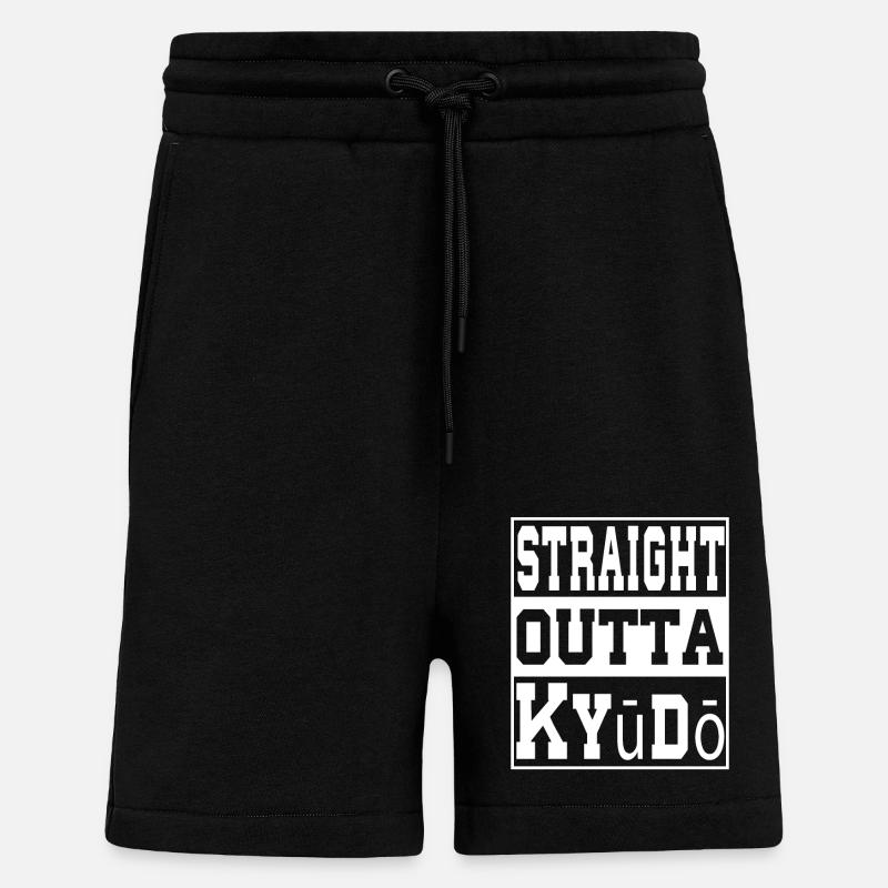 Kyūdō saying funny - Shorts - made by SPREAD - SOLID BLACK