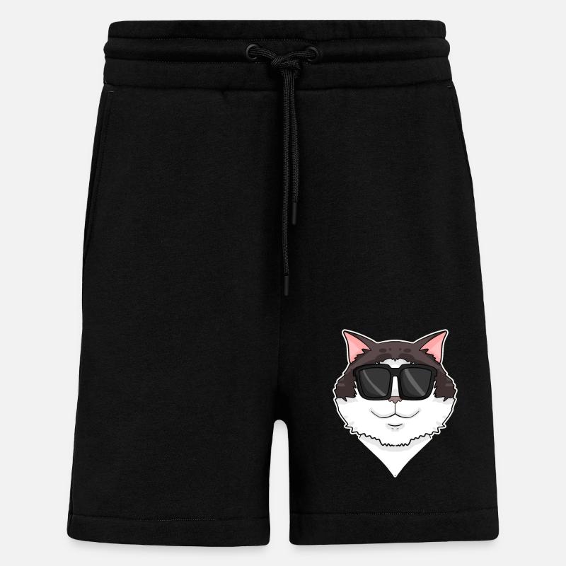 Chat Ragdoll - Short bio décontracté fabriqué en UE - SOLID BLACK
