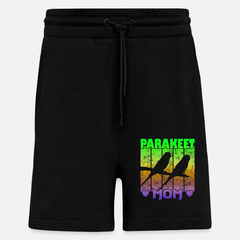 Maman perruche - Short bio décontracté fabriqué en UE - SOLID BLACK