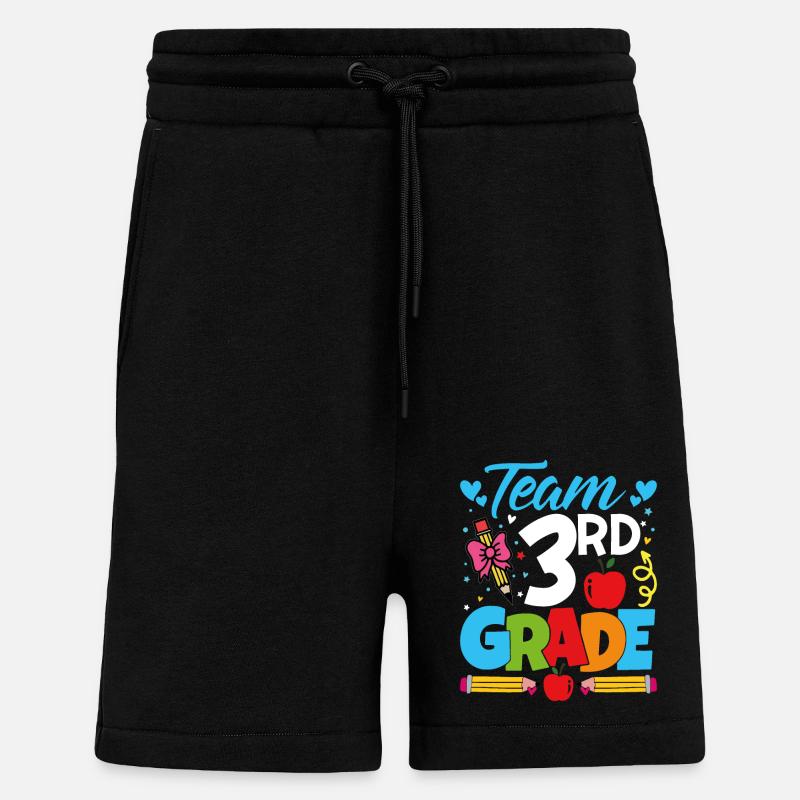 Team 3rd Year - Shorts - made by SPREAD - SOLID BLACK