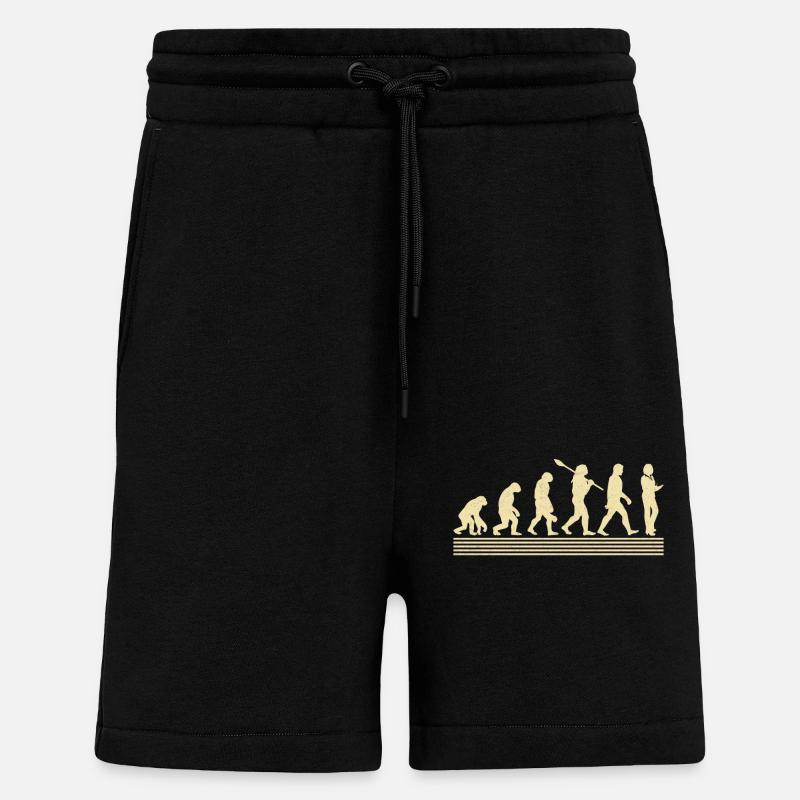 Evolution Des Veranstaltungsplaners - Shorts - made by SPREAD - SOLID BLACK