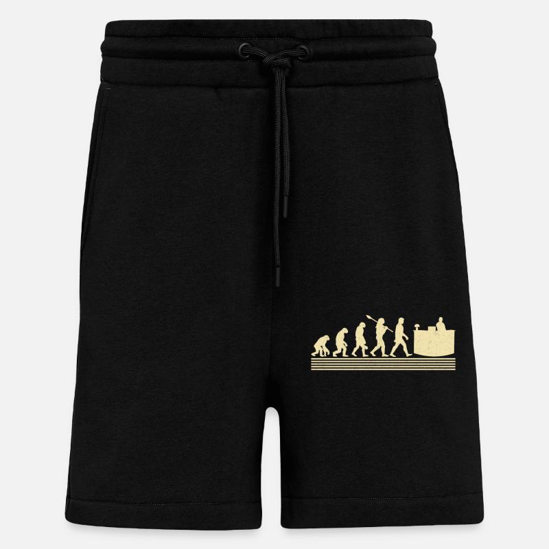 Évolution des réceptionnistes - Short bio décontracté fabriqué en UE - SOLID BLACK