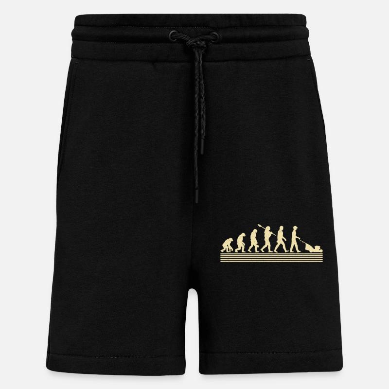 Gärtner-evolution - Shorts - made by SPREAD - SOLID BLACK