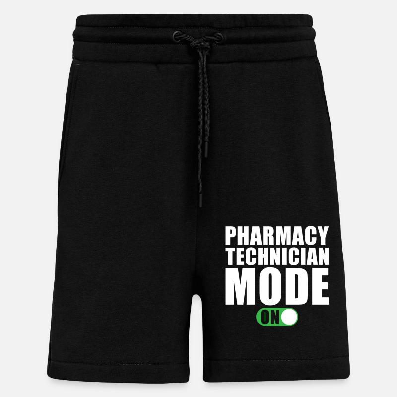 Pharmazeutisch technischer Modus An - Shorts - made by SPREAD - SOLID BLACK