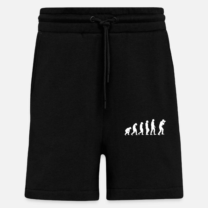 Evolution Fotograf - Shorts - made by SPREAD - SOLID BLACK