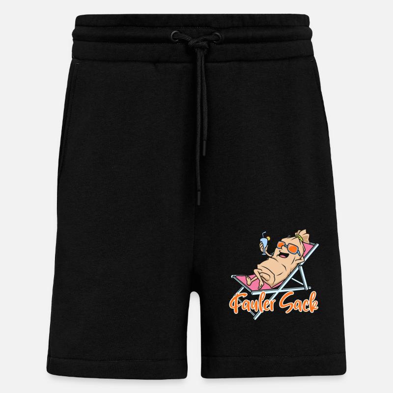Fauler Sack - Shorts - made by SPREAD - SOLID BLACK