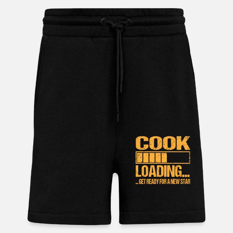 Chef loading Cook Training - Shorts - made by SPREAD - SOLID BLACK